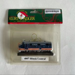 Kurt S. Adler Illinois Central Locomotive Ornament